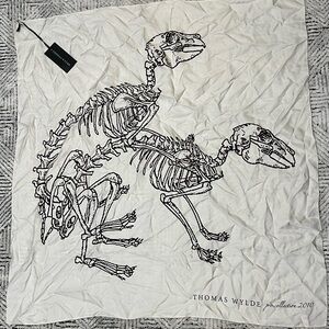 NWT Thomas Wylde Skeleton Scarf